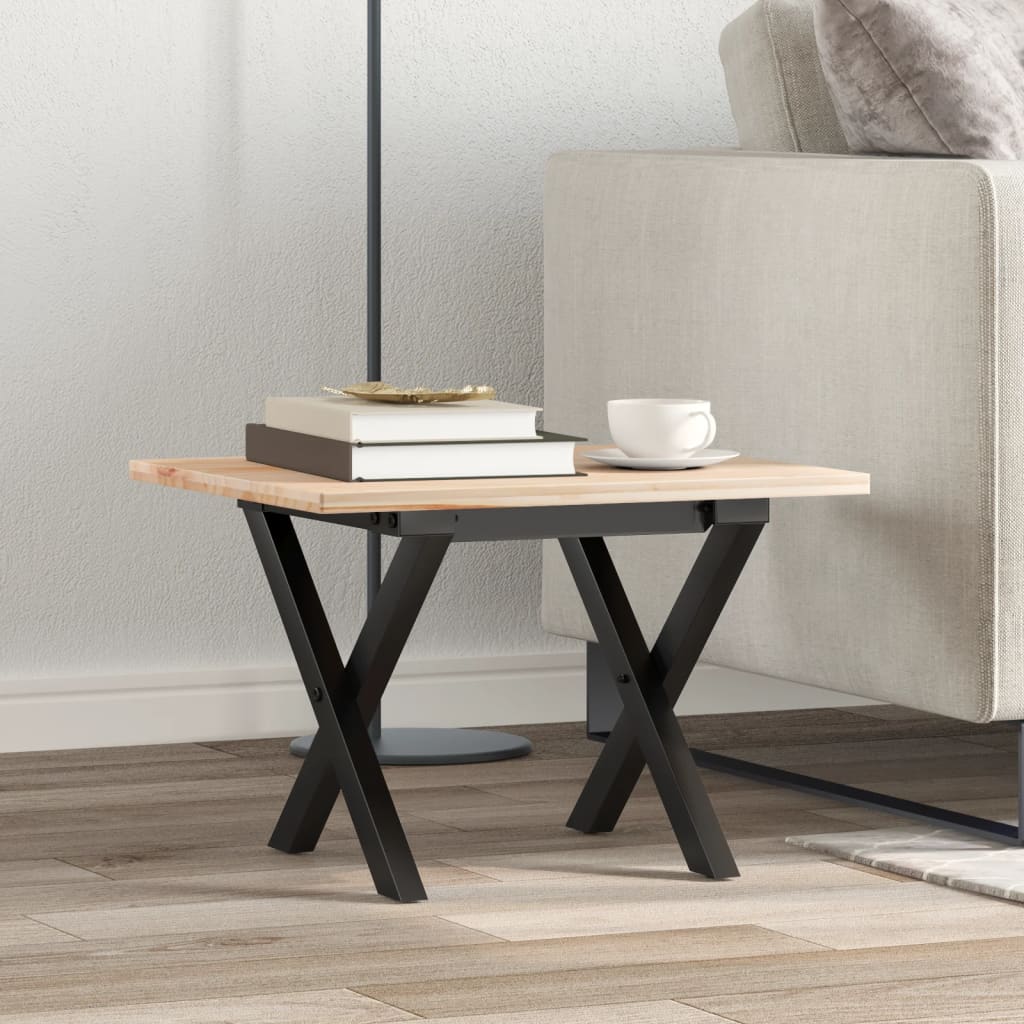 Coffee Table Legs X-Frame 40X40X33 Cm Steel